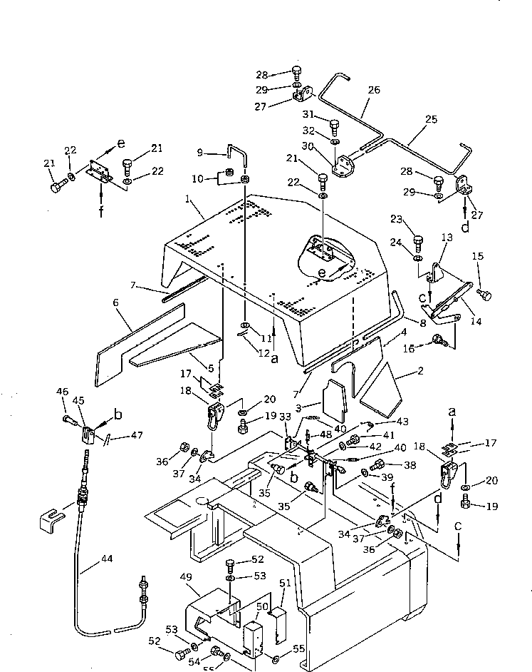 BAR,TORSION 203-54-42250 KOMATSU