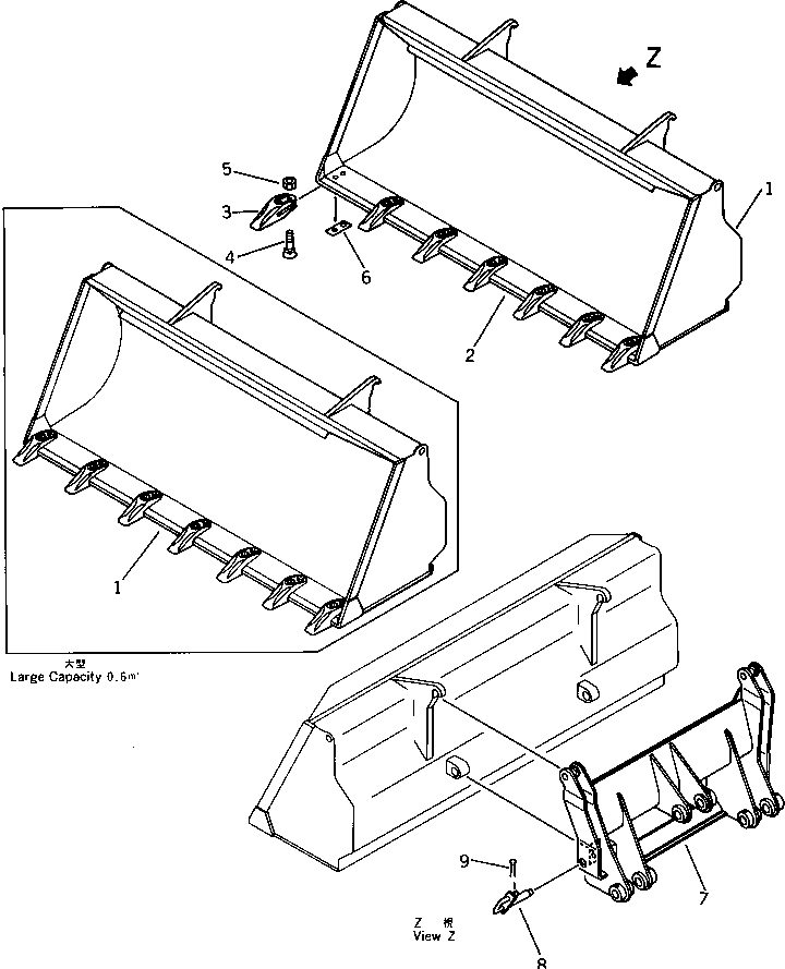 EDGE (WELDED) 363-70-11160 KOMATSU