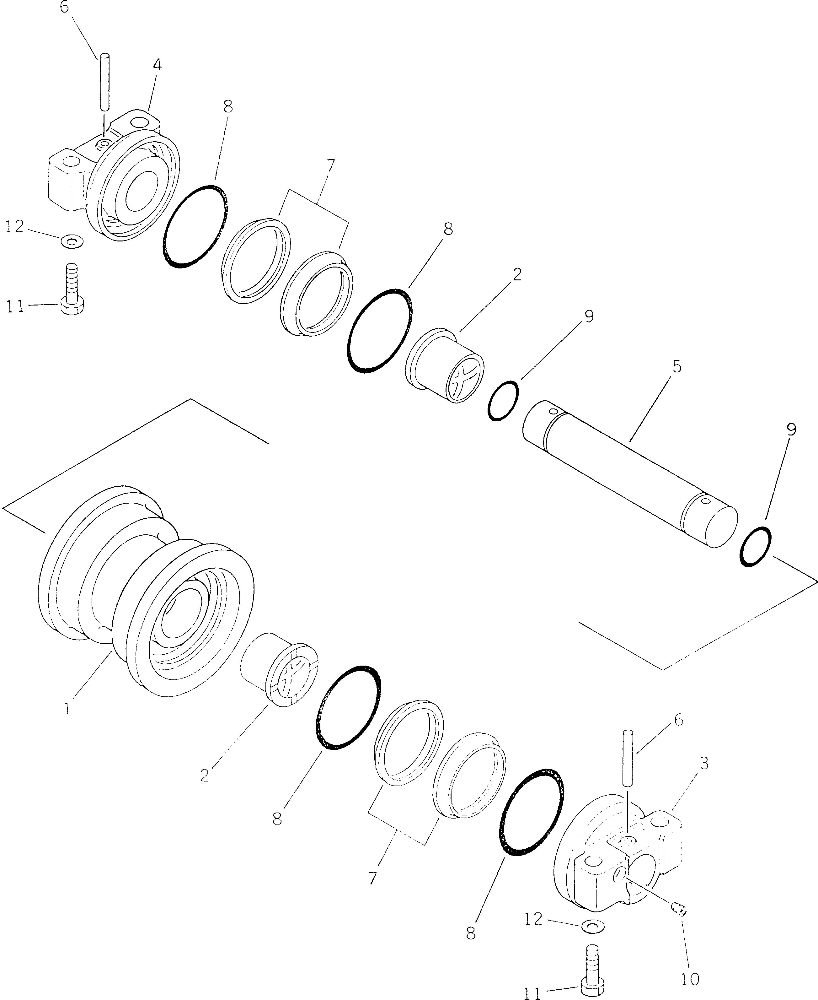 Упорное кольцо 21W-30-14520 KOMATSU
