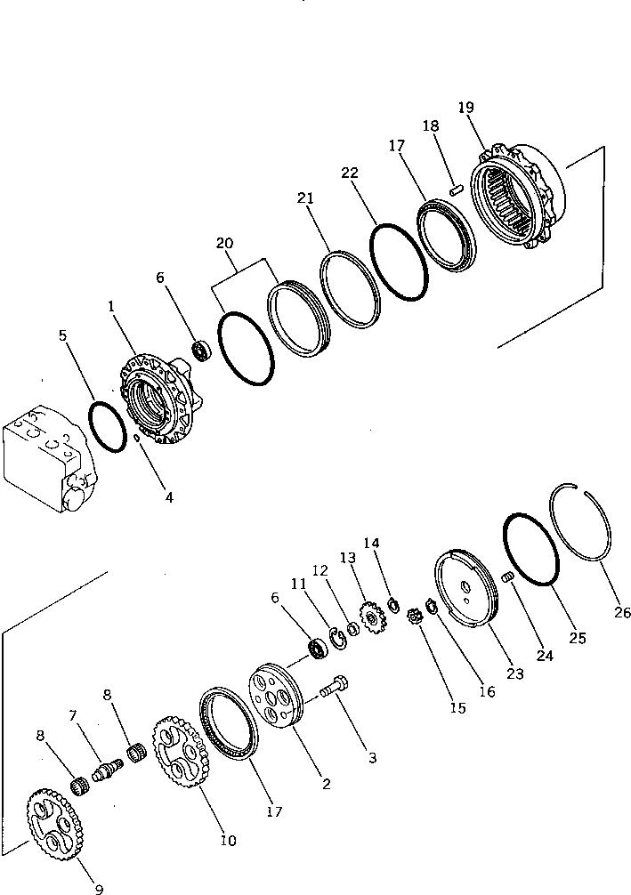 Пробка TZCM3-8 KOMATSU
