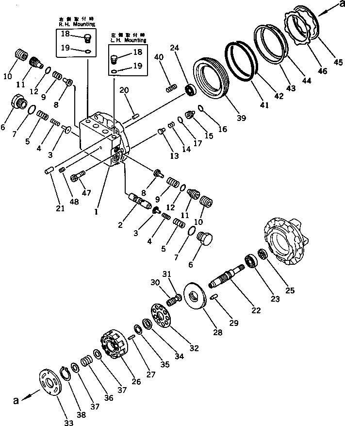 Палец TZPP0100-28 KOMATSU