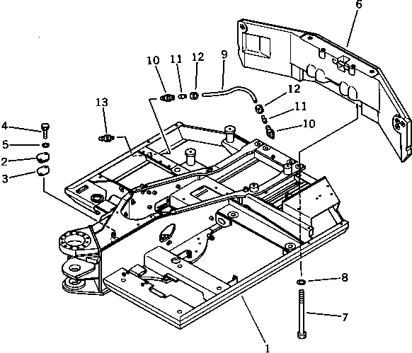 WEIGHT,COUNTER 201-46-58210 KOMATSU