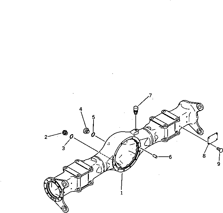 REAR AXLE ASS'Y 20B-22-39002 KOMATSU