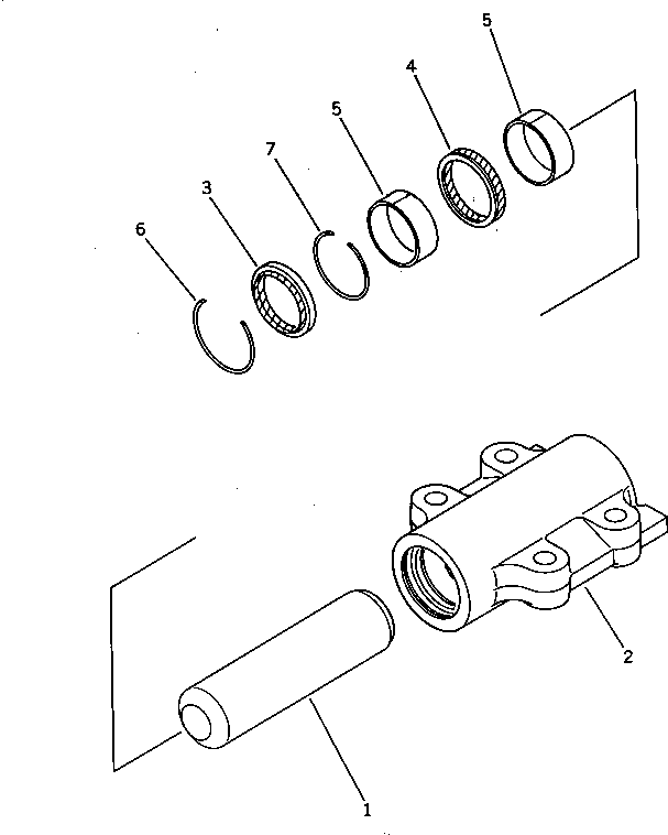 Стопорное кольцо 707-75-65050 KOMATSU
