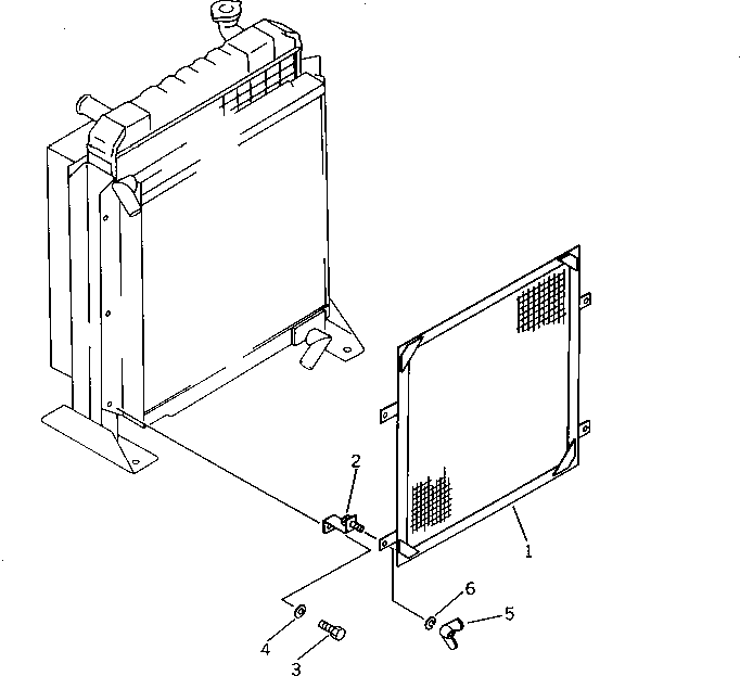 NET,RADIATOR 20X-03-22210 KOMATSU
