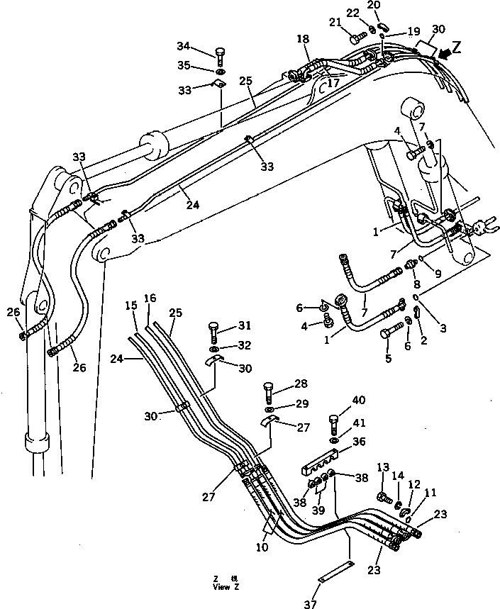 Трубка 202-62-51144 KOMATSU