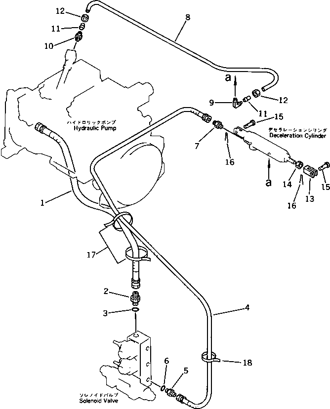 Гайка 01583-11411 KOMATSU