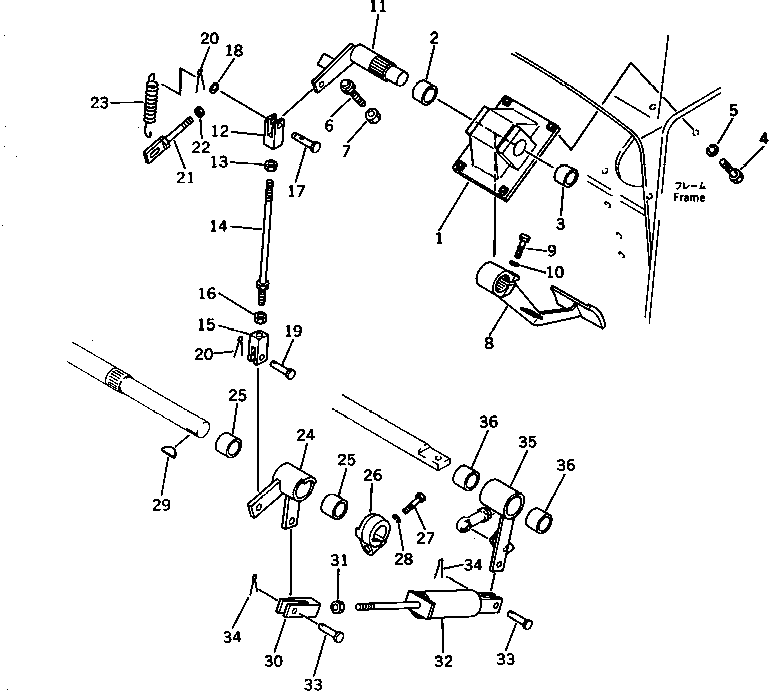 Вилка карданная \0\04210-21040 KOMATSU