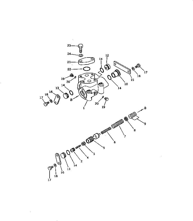 Комплект регулировочных прокладок 113-15-00710 KOMATSU