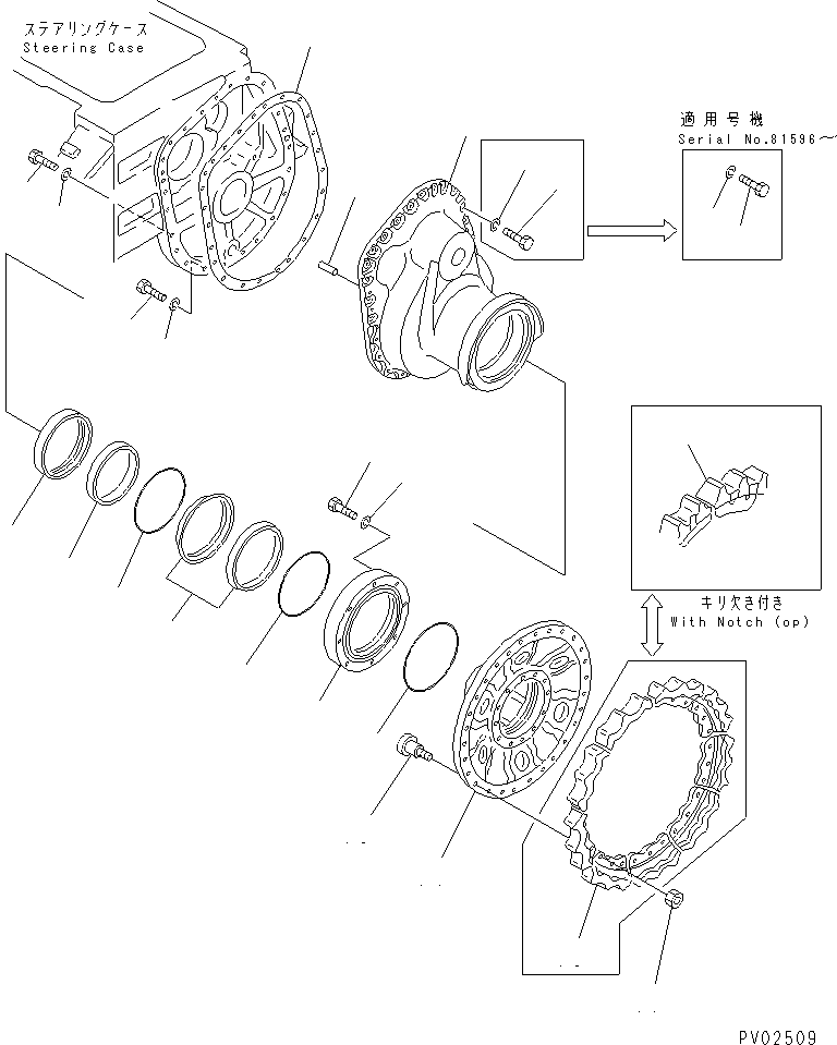 GASKET,R.H. 13F-27-21152 KOMATSU