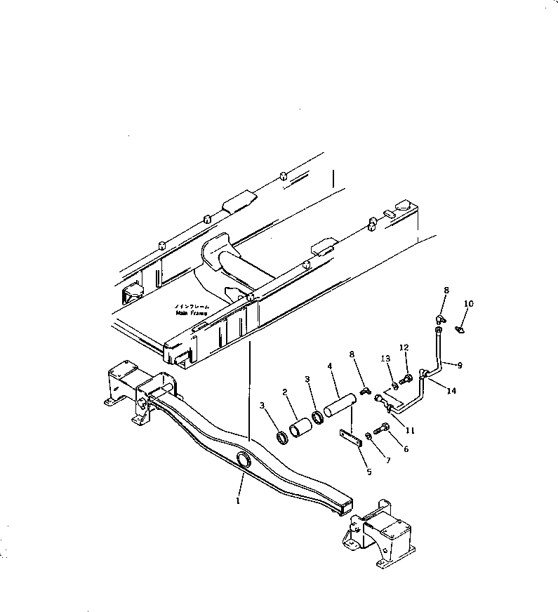EQUALIZER BAR ASS'Y 13F-50-00100 KOMATSU
