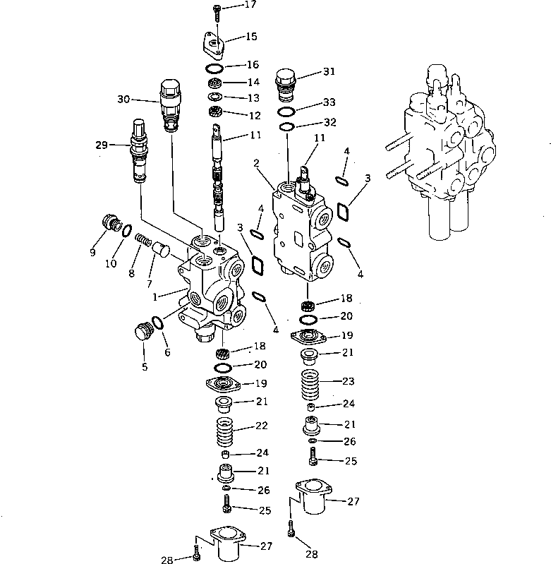 клапан в сборе 709-84-00080 KOMATSU