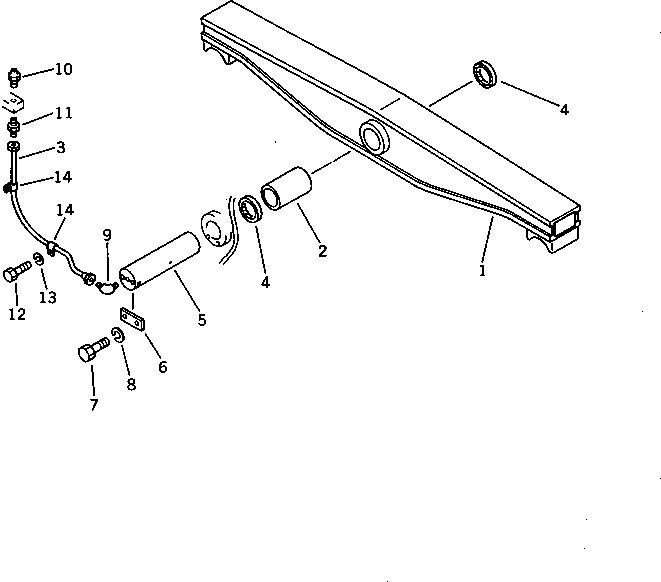 EQUALIZER BAR ASS'Y 144-812-0100 KOMATSU