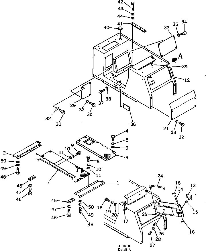 BOX,(D65P-8B) 134-A62-1870 KOMATSU