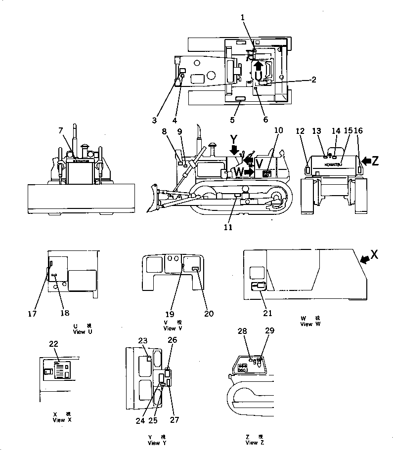 PLATE, INSTRUCTION,FUEL TANK STRAINER 09656-21080 KOMATSU