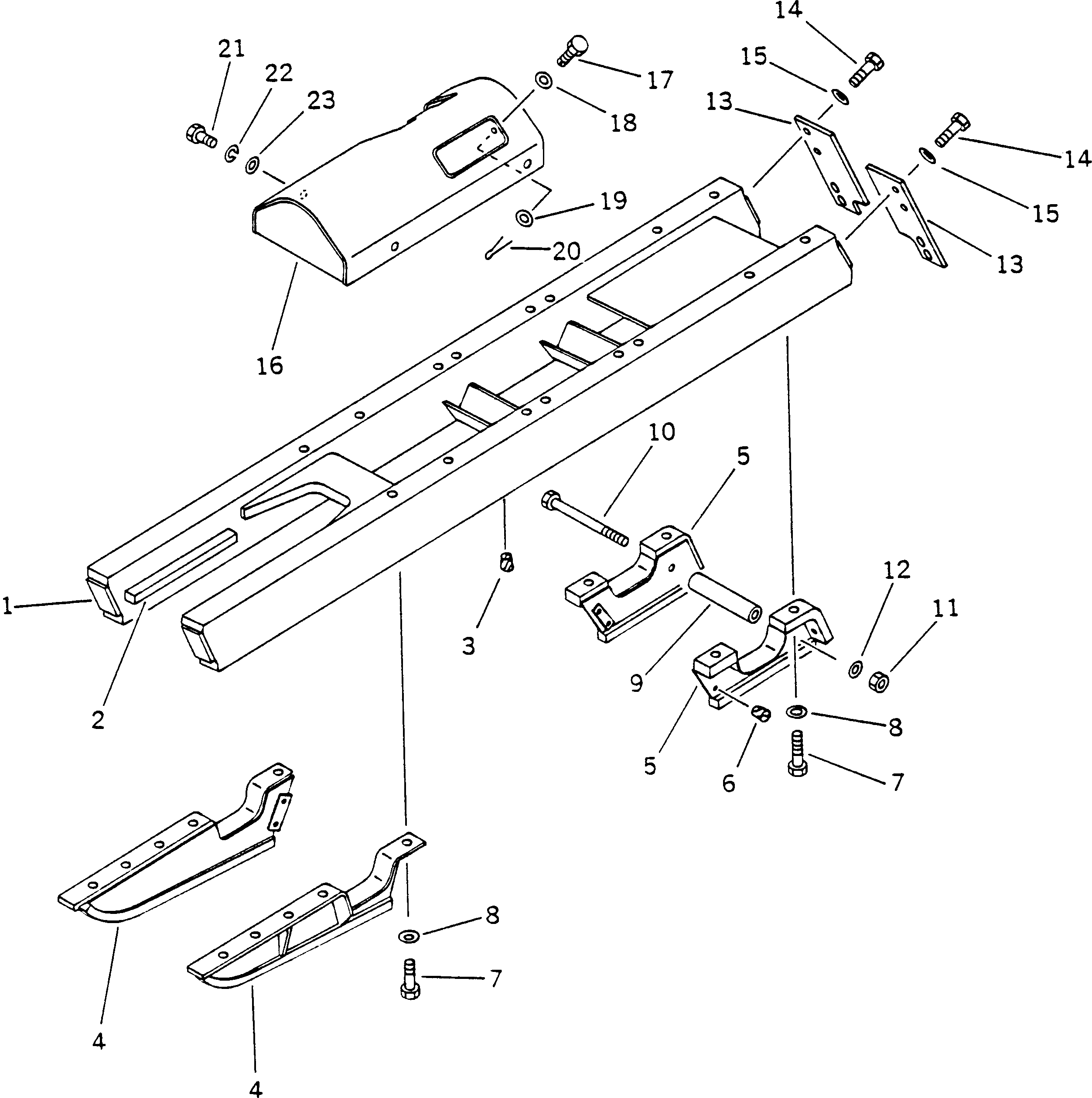 COVER,L.H. (D31S) 113-30-37110 KOMATSU