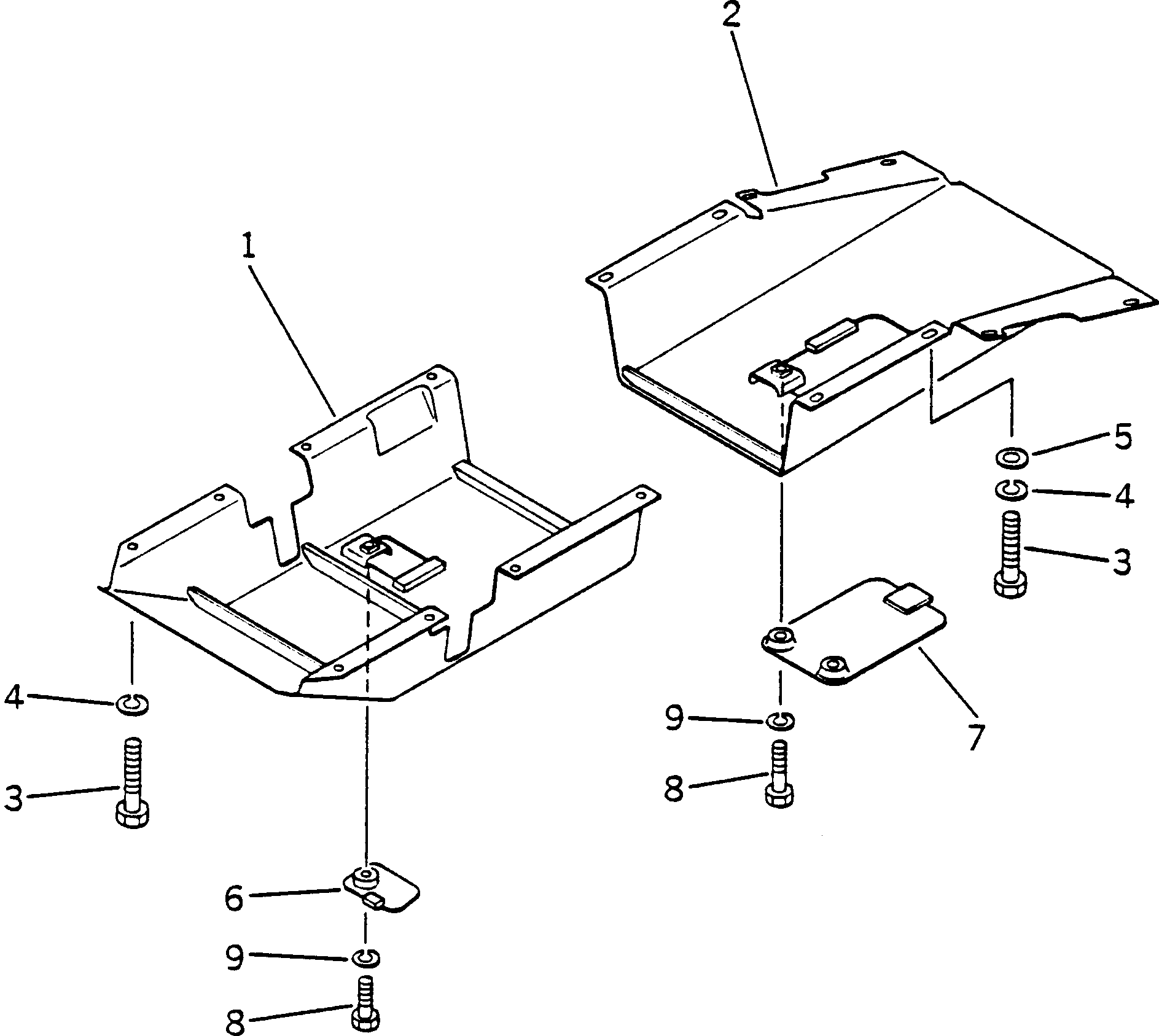 GUARD,FRONT 113-54-35110 KOMATSU