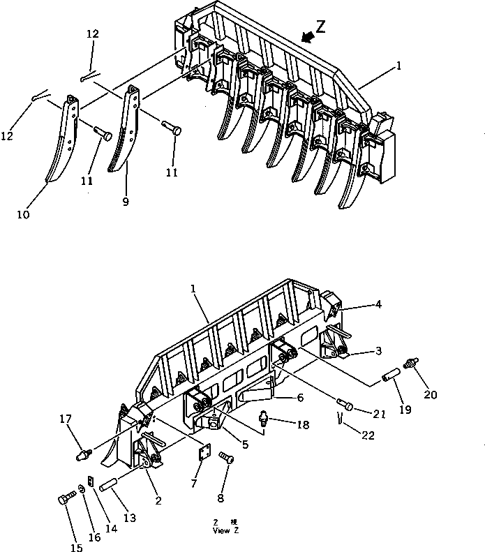 Щётка стеклоочистителя 144-904-1111 KOMATSU