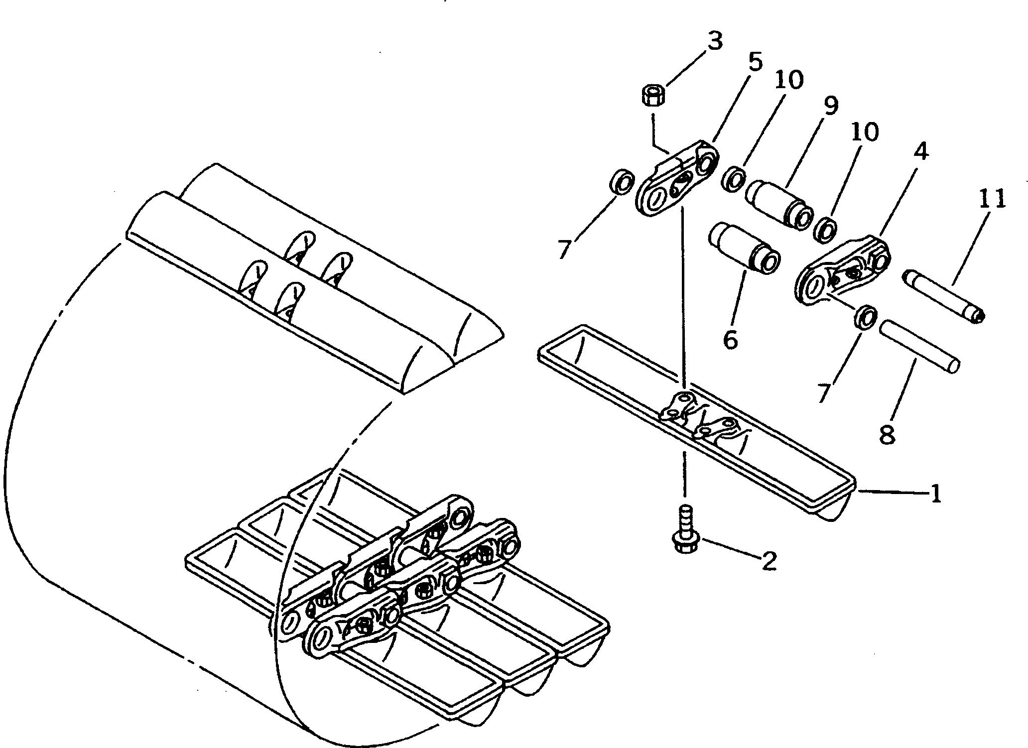 BOLT (KIT) 154-820-1211 KOMATSU