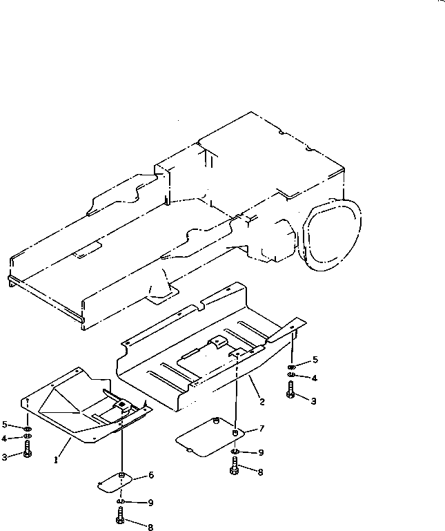 GUARD,FRONT 103-54-35111 KOMATSU