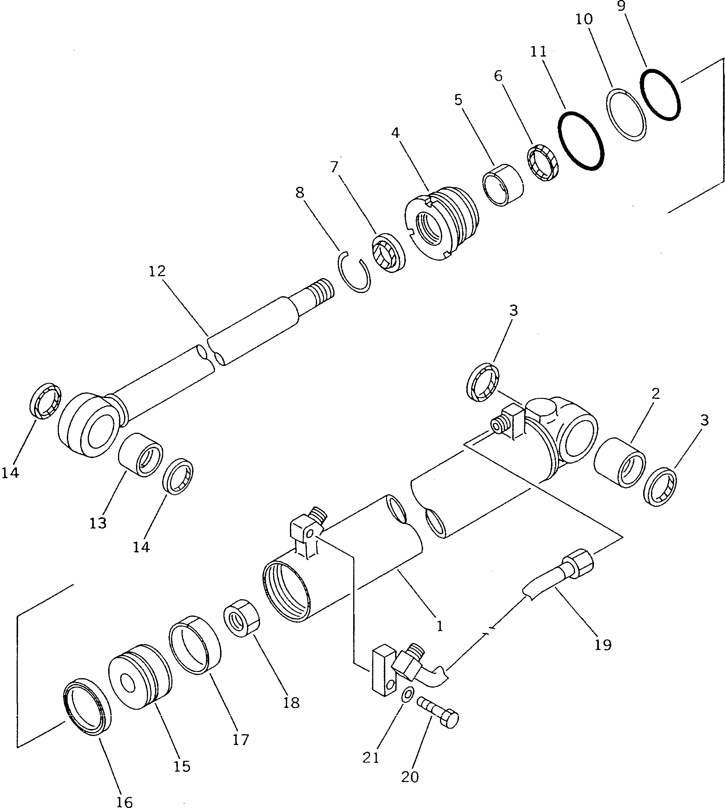 Трубка правая 101-63-13481 KOMATSU
