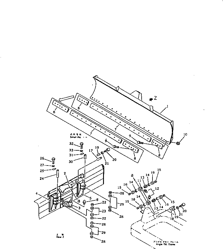 режущая кромка (\4\10G-Z46-1120) KOMATSU