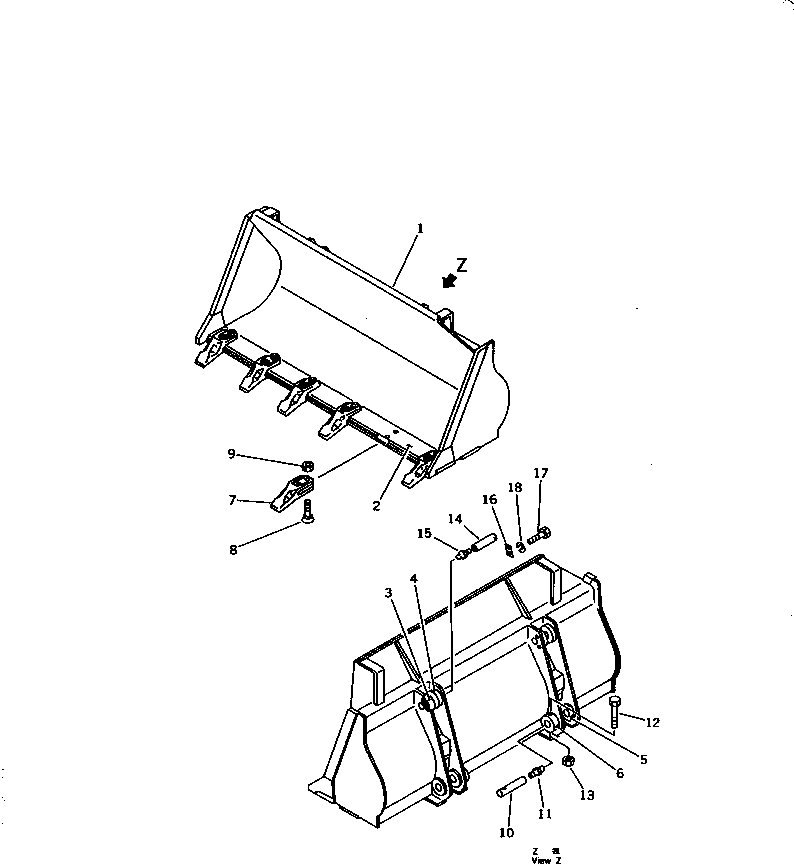 Гайка 113-70-22280 KOMATSU
