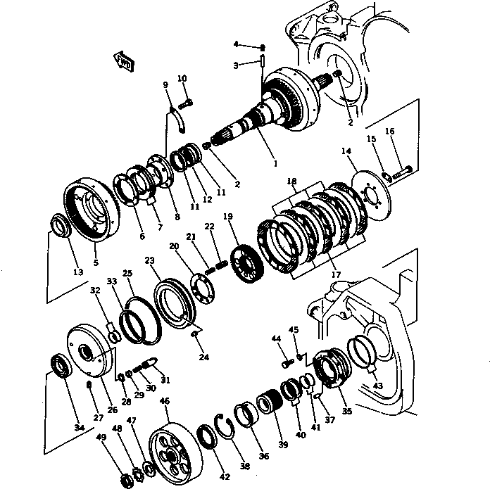 Уплотнительное кольцо 124-960-2170 KOMATSU