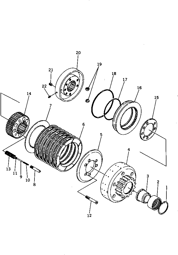 Фрикционная накладка 144-916-2580 KOMATSU