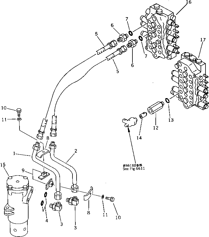 Ниппель 201-910-5850 KOMATSU