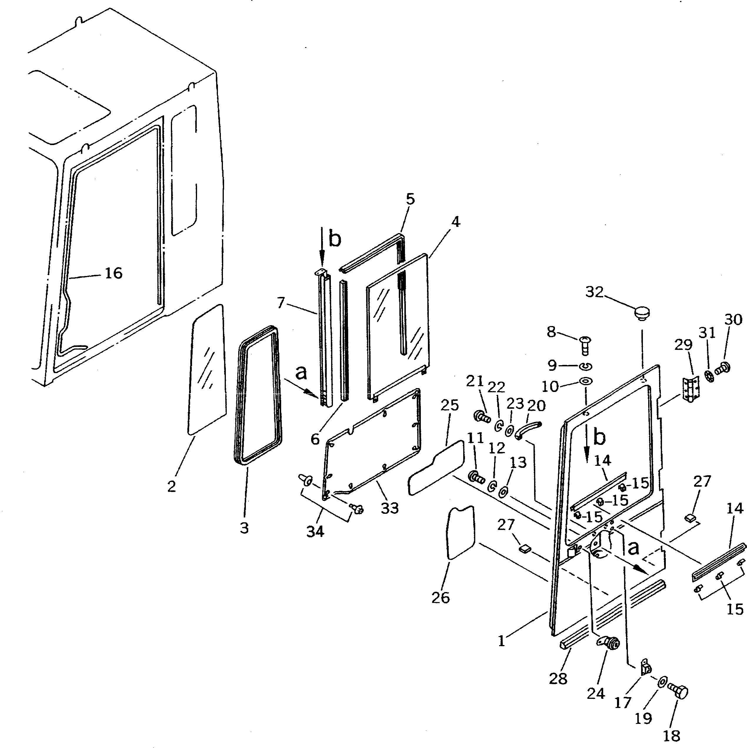 COVER,(ARABIC-ENGLISH) 20B-54-32240 KOMATSU