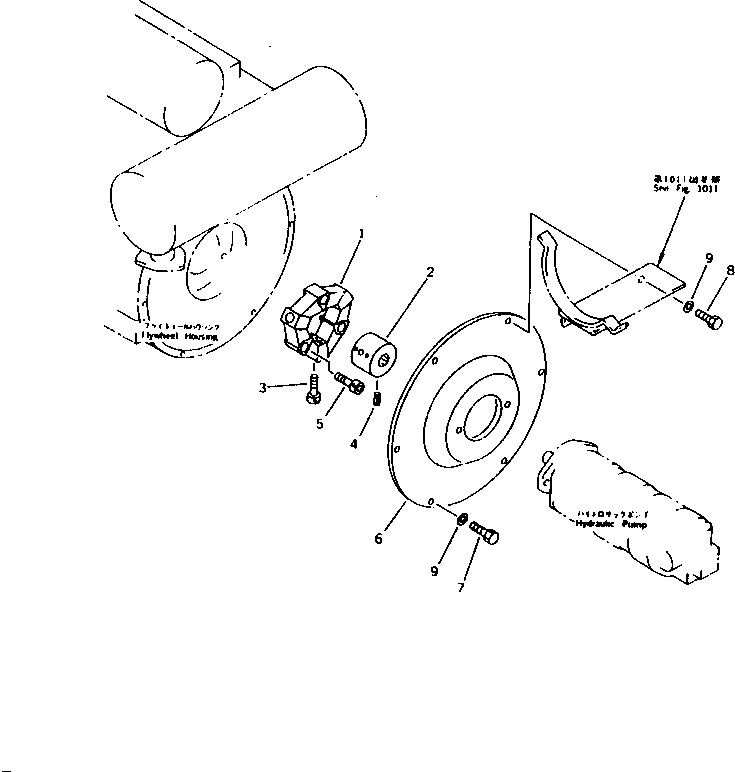 Муфта в сборе 21F-01-12110 KOMATSU