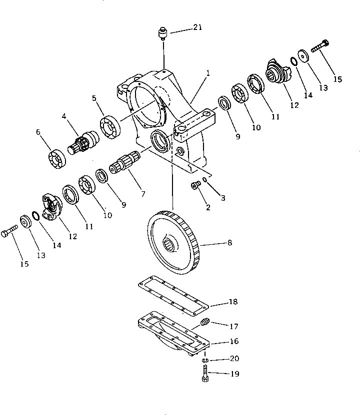 болт 01050-51270 KOMATSU
