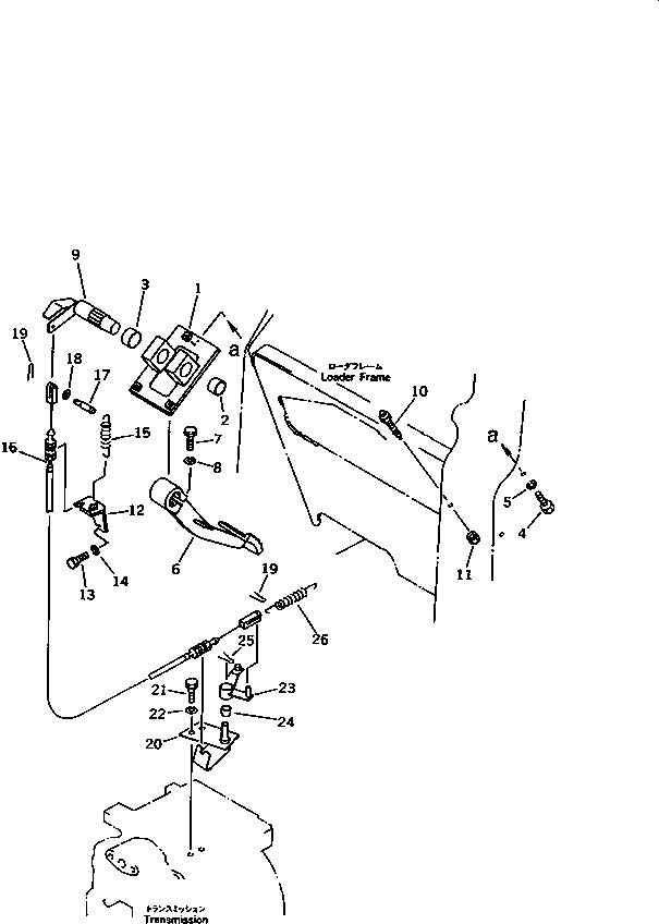 PEDAL \ 103-43-39140 KOMATSU