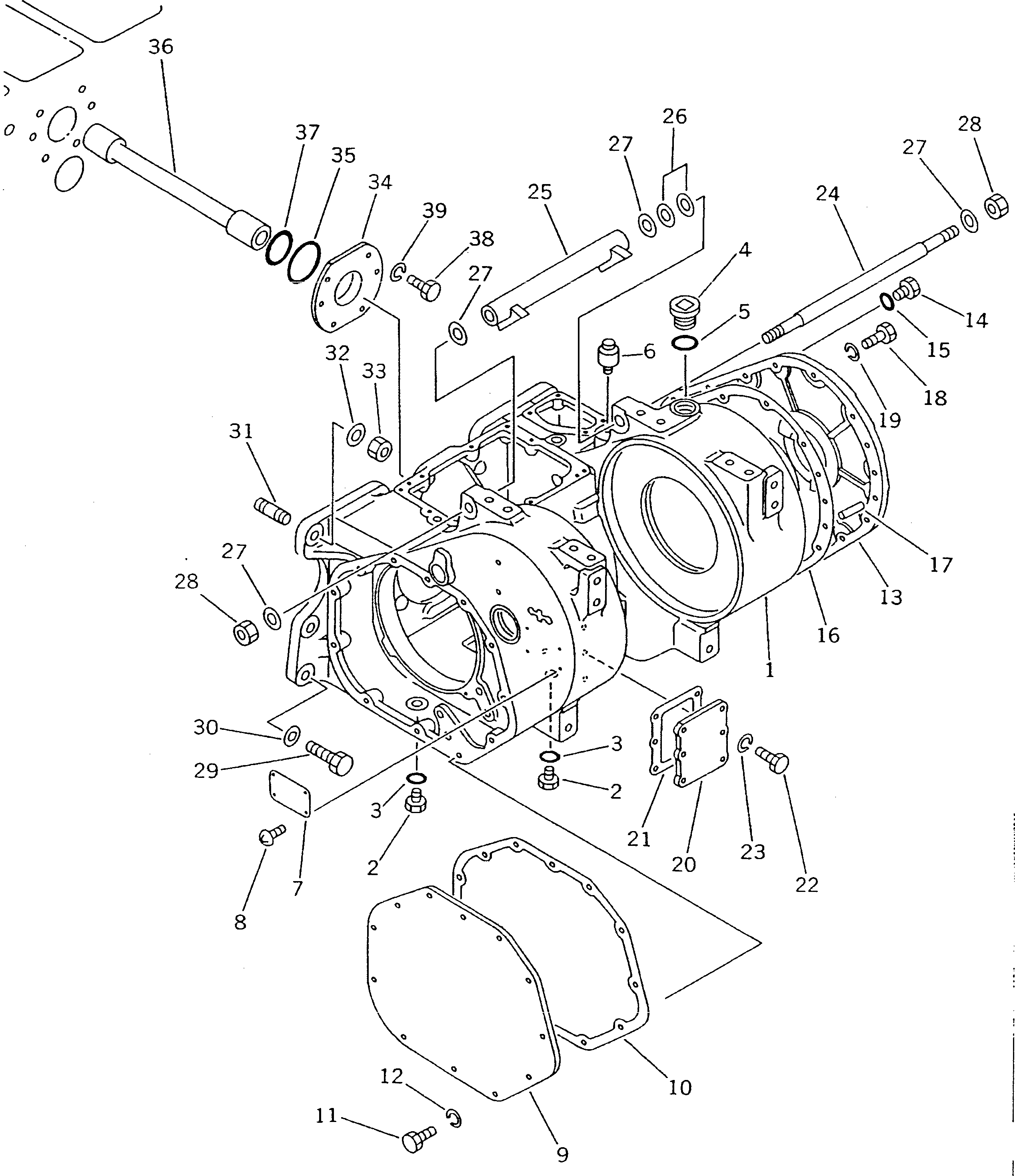 Шпилька 01124-31845 KOMATSU