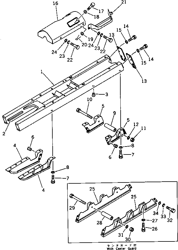 FRAME,TRACK, R.H. 11G-30-42120 KOMATSU