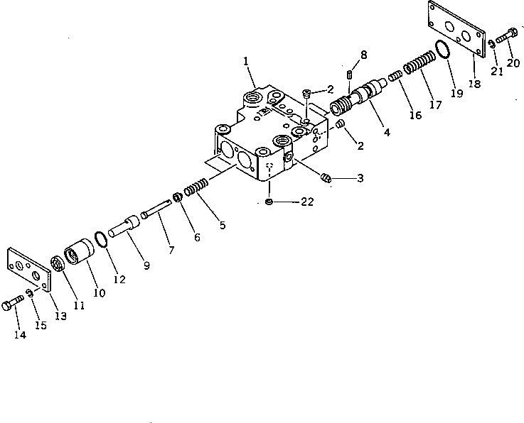 VALVE ASS'Y,STEERING 113-40-00200 KOMATSU
