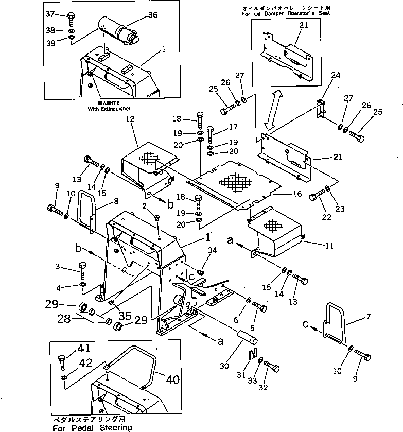 FRAME,LOADER 114-54-42311 KOMATSU