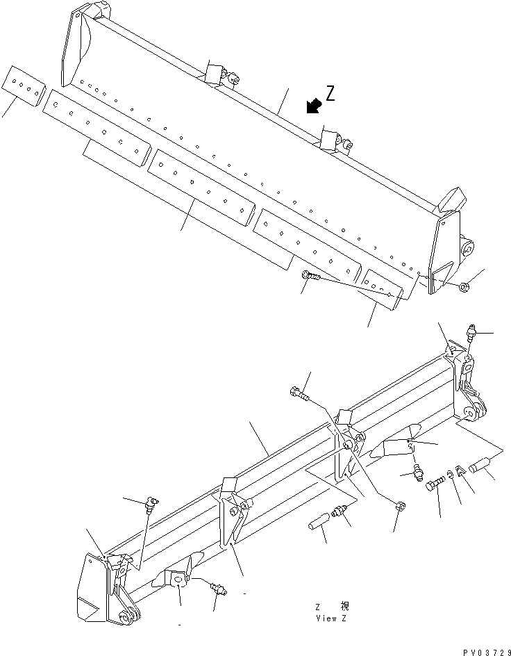 Щётка стеклоочистителя 11G-C74-8100 KOMATSU