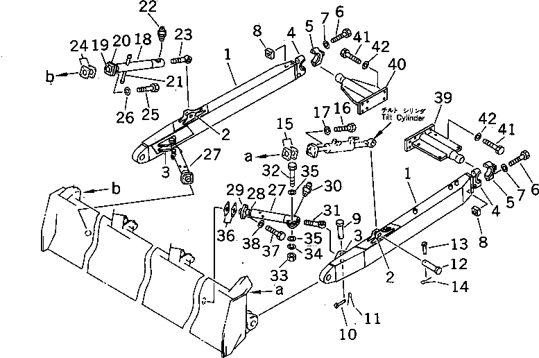 TRUNNION,L.H. 11G-B70-8170 KOMATSU