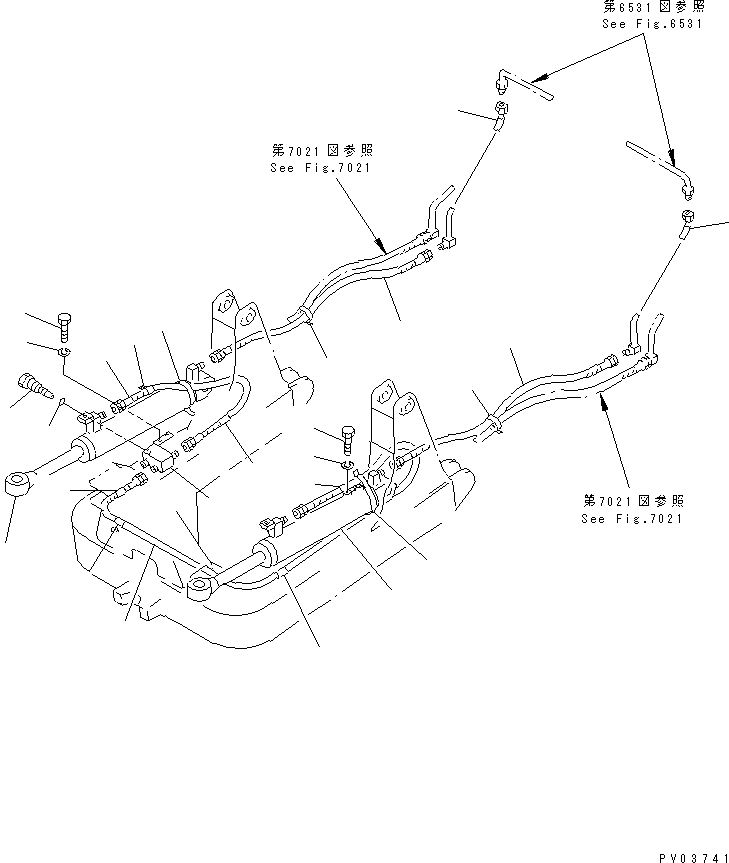 Шланг 07123-40311 KOMATSU