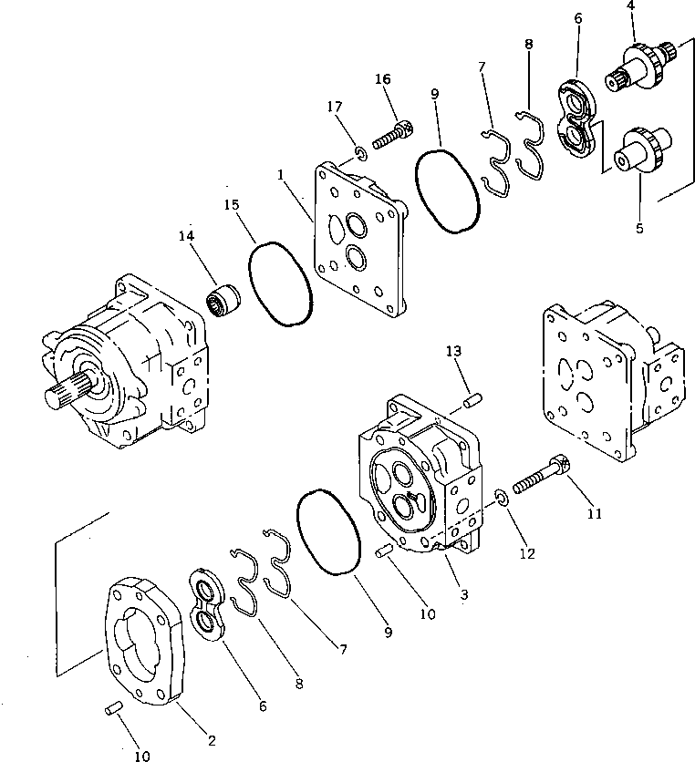 PUMP ASS'Y,(LBR 12) 705-72-22330 KOMATSU