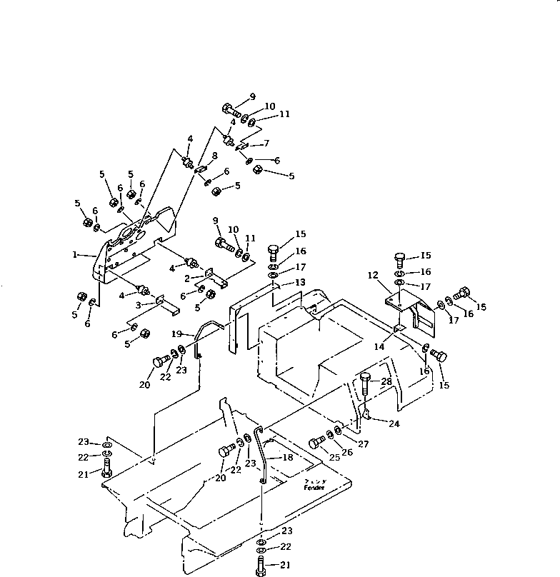 Резиновый элемент 10E-60-15220 KOMATSU