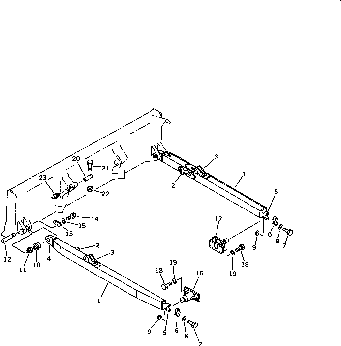 FRAME ASS'Y,L.H. 13F-70-00041 KOMATSU