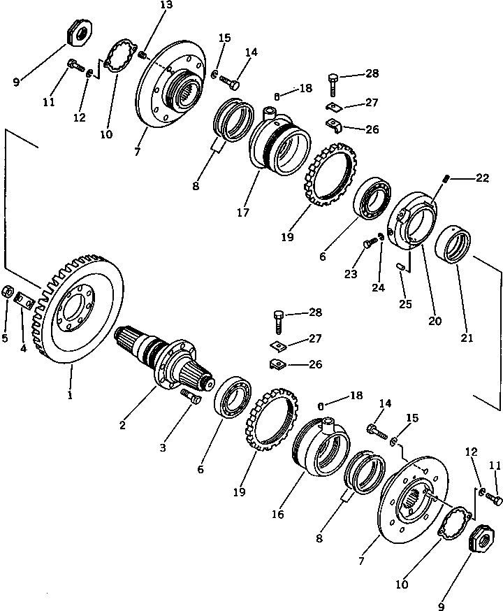 Фланец 144-21-12232 KOMATSU