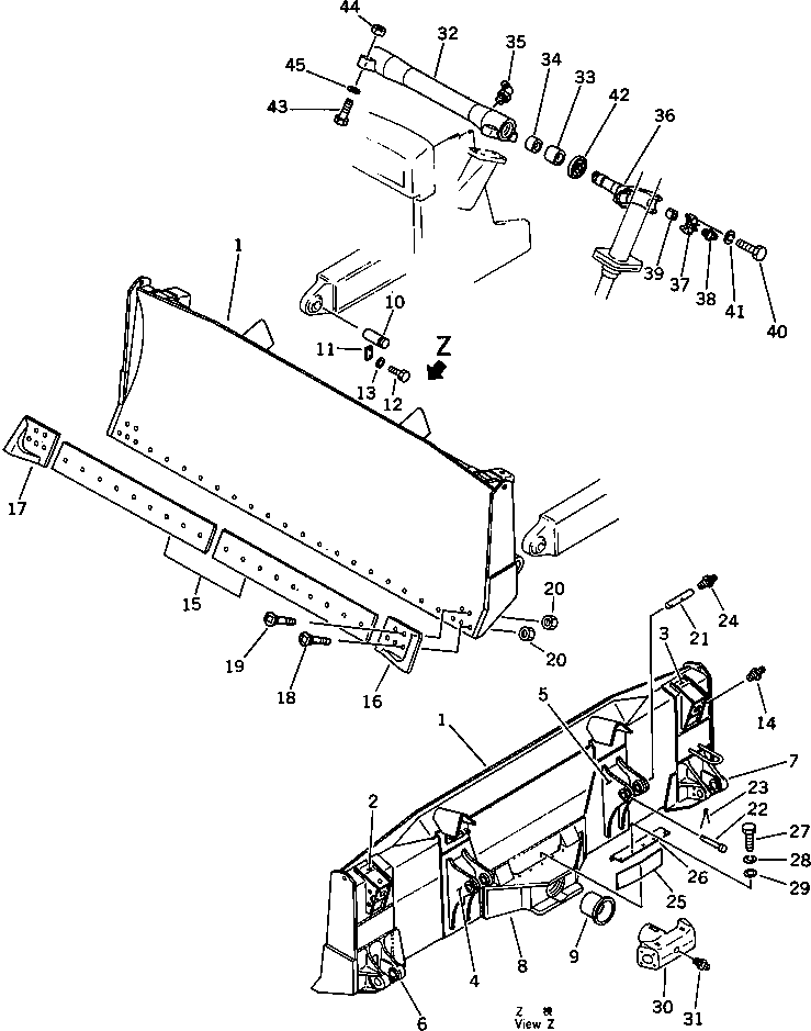 Режущая кромка 144-920-1910 KOMATSU