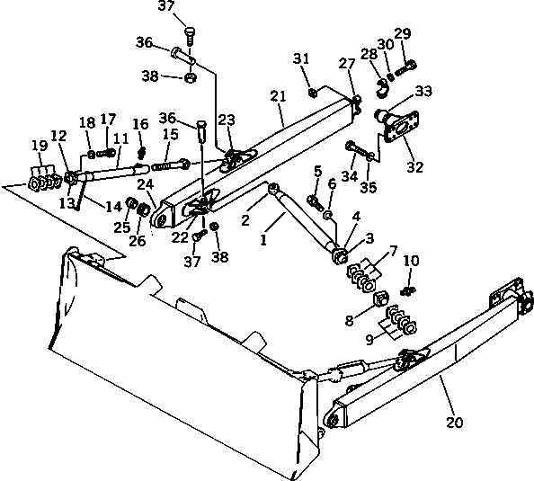 FRAME ASS'Y,R.H. 144-871-0410 KOMATSU