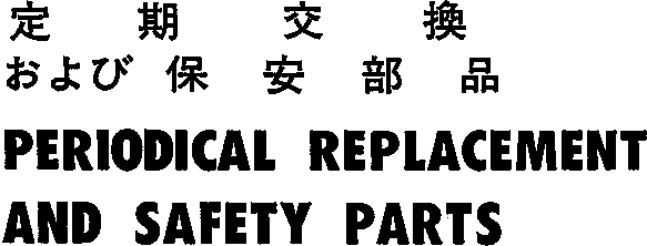 SPARE PARTS ASS'Y 20R-98-05110 KOMATSU