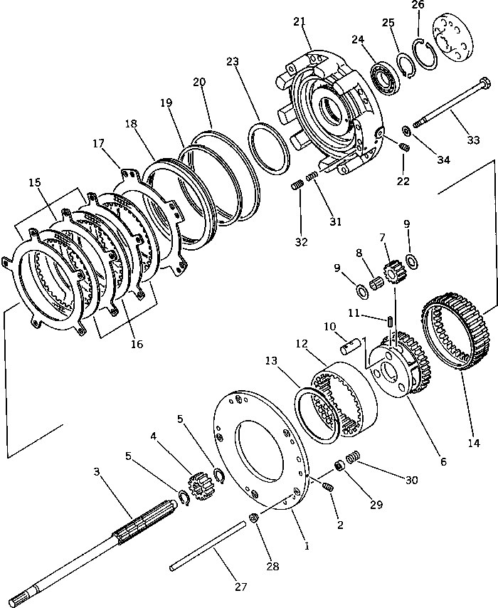 Болт 362-15-11240 KOMATSU