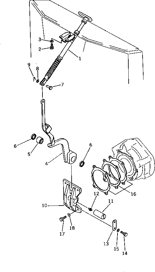LEVER \ 362-43-26191 KOMATSU